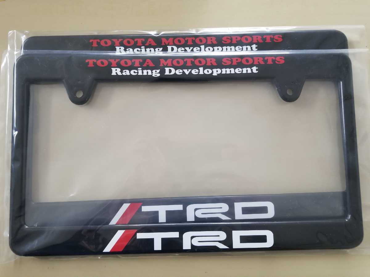 TRD ナンバーフレーム USDM JDM HDM Racing Development Toyota (2 