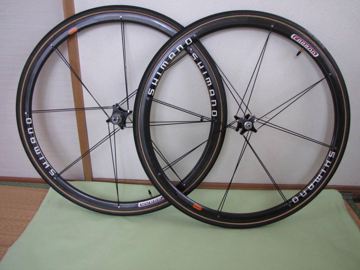 SHIMANO シマノ DURA ACE WH-7700 カーボン チュブラーホイール 700C 