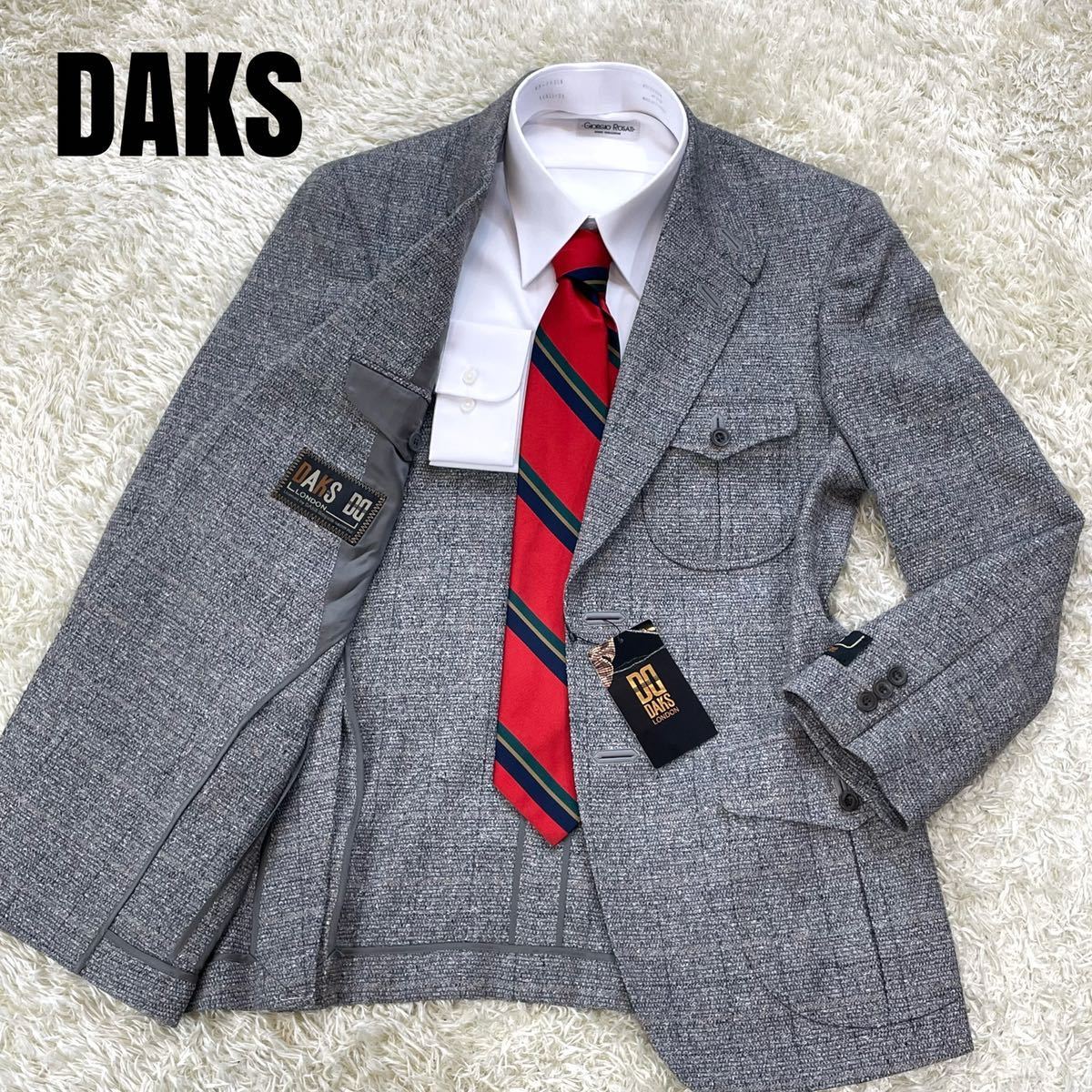 DAKS テーラードジャケット グレー
