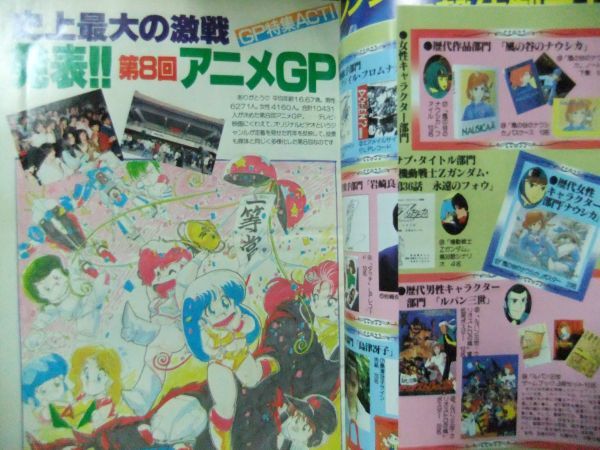 アニメージュ 1986年6月号 第8回アニメグランプリ 妖怪グランプリ ルー ルカ ラピュタ 紅い眼鏡 押井守 アニメージュ 売買されたオークション情報 Yahooの商品情報をアーカイブ公開 オークファン Aucfan Com