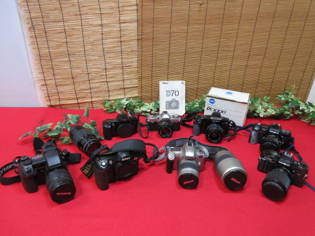 10GY703 大量!! カメラ.レンズ 10点 MINOLTA ミノルタ X-700/Canon AV