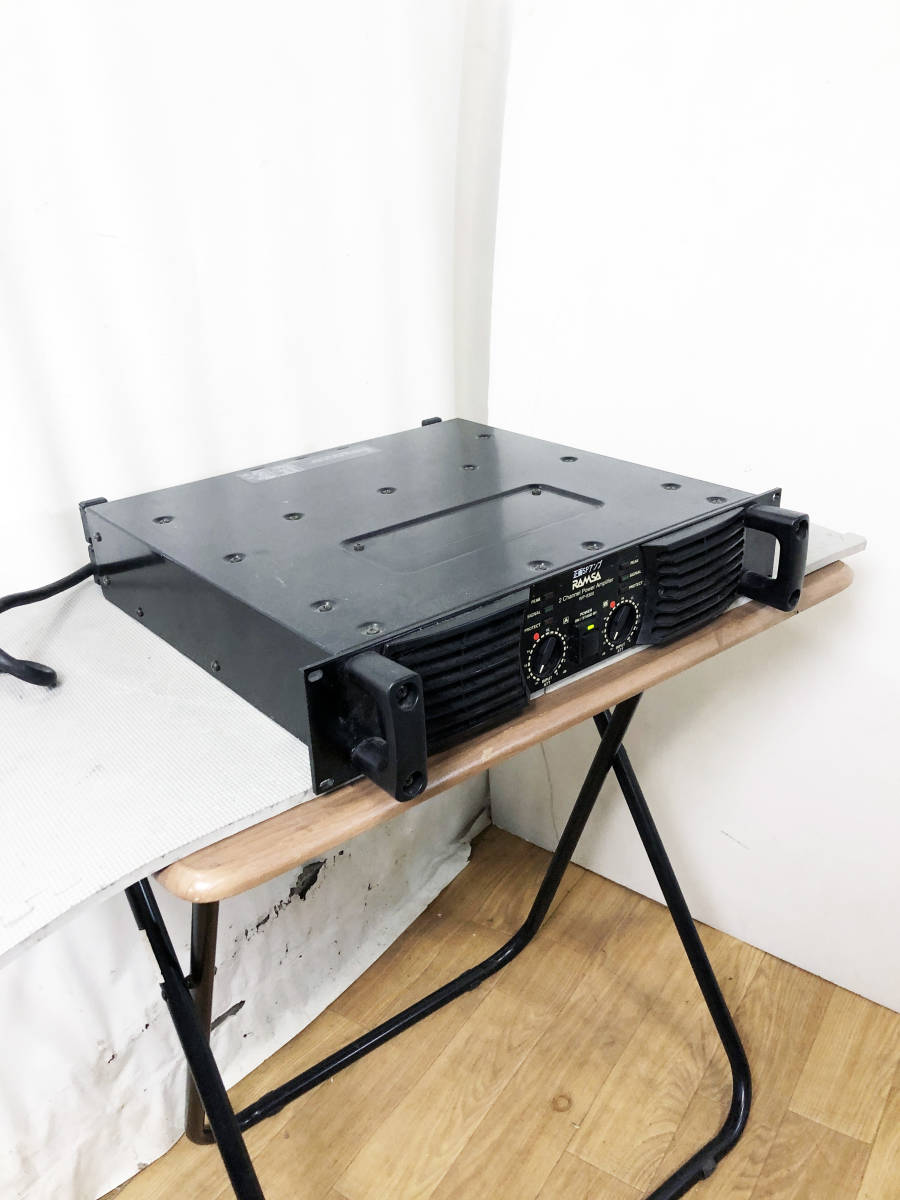 ☆ 中古☆Panasonic RAMSA WP-9300 パワーアンプ 通電OK【WP-9300