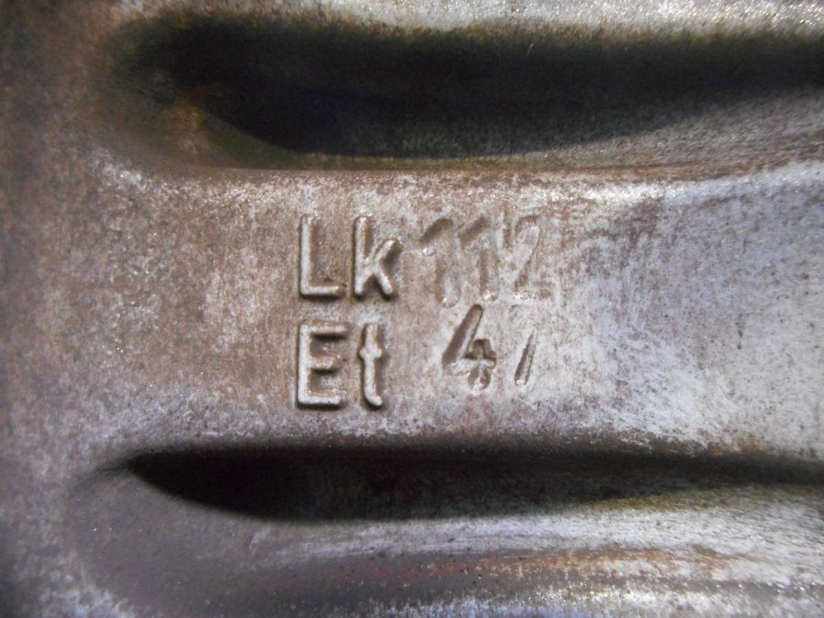 K-0557タイヤ屋195/65R15アルミ付き４本（6.5J 112 5穴 +40)⑲　　本州送料込み 195&frasl;65R15 - 195／65R15 タイヤ、ホイール アルミセット(４本) 価格.com