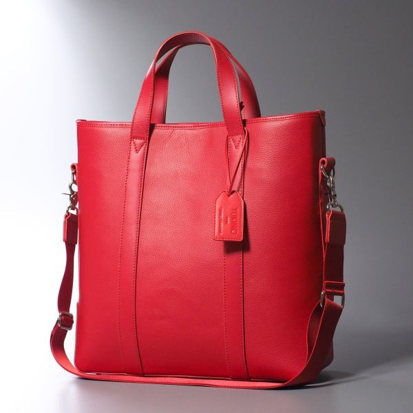 GK4138//*ユキノ フォー ユナイテッドアローズ/YUKINO FOR UNITED ARROWS*2wayレザートートバッグ/ショルダーバッグ/鞄/赤/レッド UNITED for ARROWS ラクマ | ダブルジップ