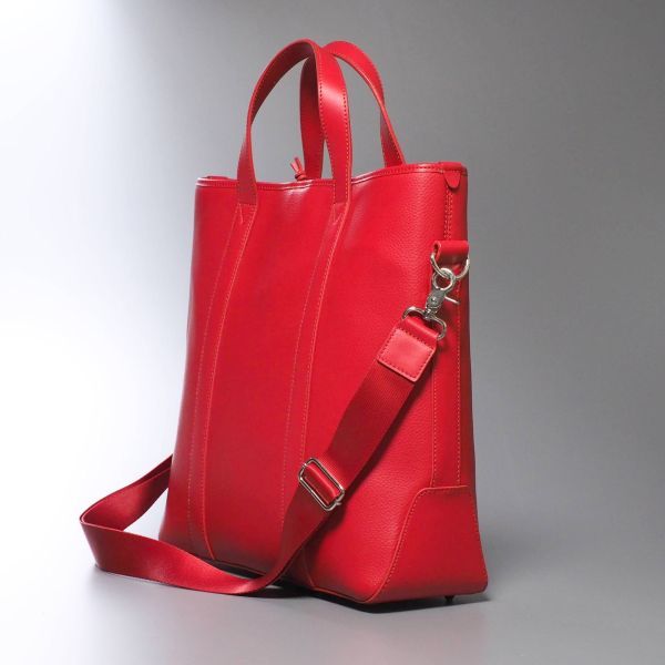 GK4138//*ユキノ フォー ユナイテッドアローズ/YUKINO FOR UNITED ARROWS*2wayレザートートバッグ/ショルダーバッグ/鞄/赤/レッド UNITED for ARROWS ラクマ | ダブルジップ