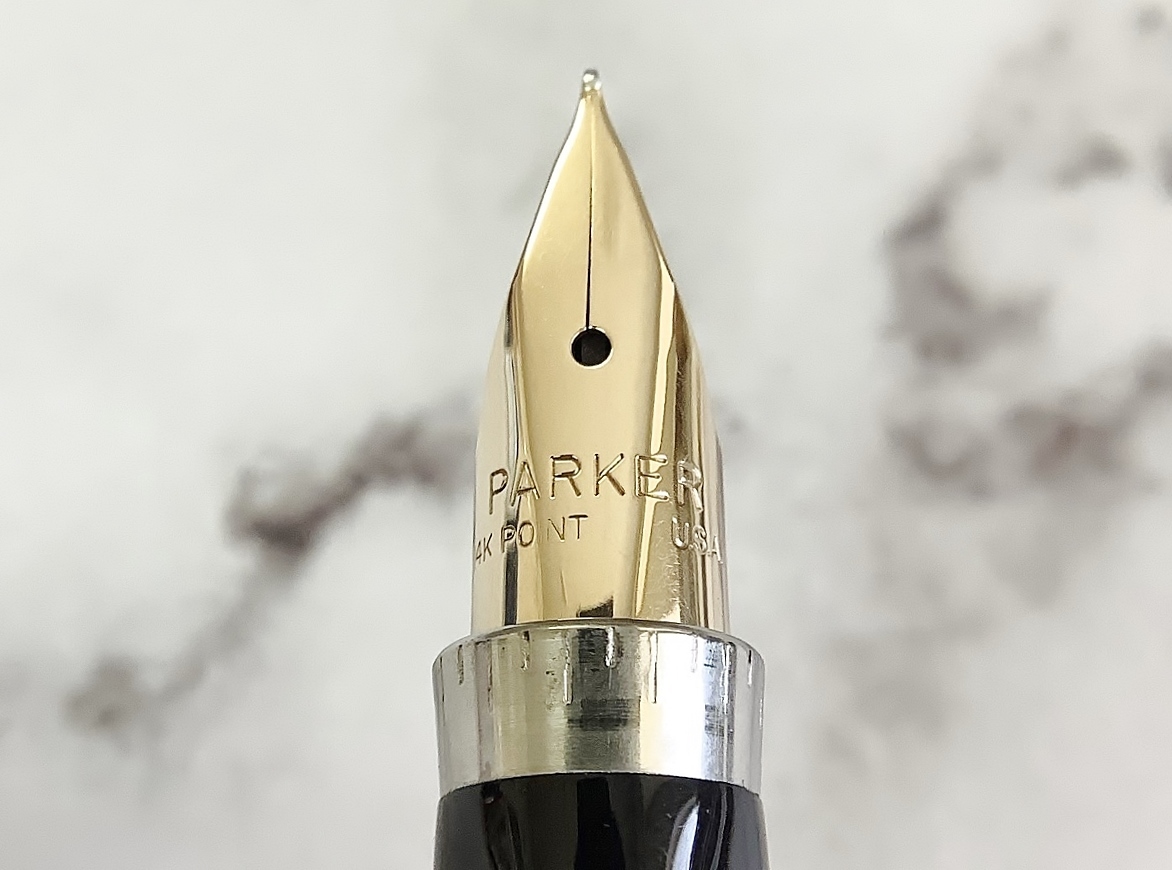 美品】 パーカー 万年筆 シズレ PARKER75 スターリングシルバー製 格子