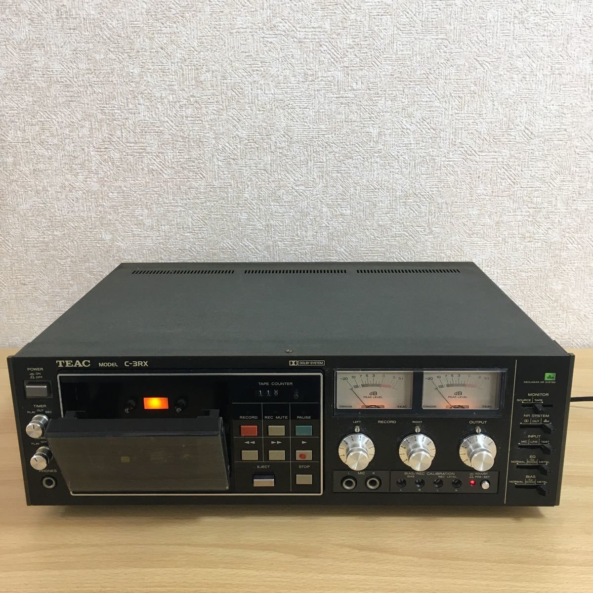 1円スタート TEAC ティアック C-3RX カセットデッキ オーディオ機器