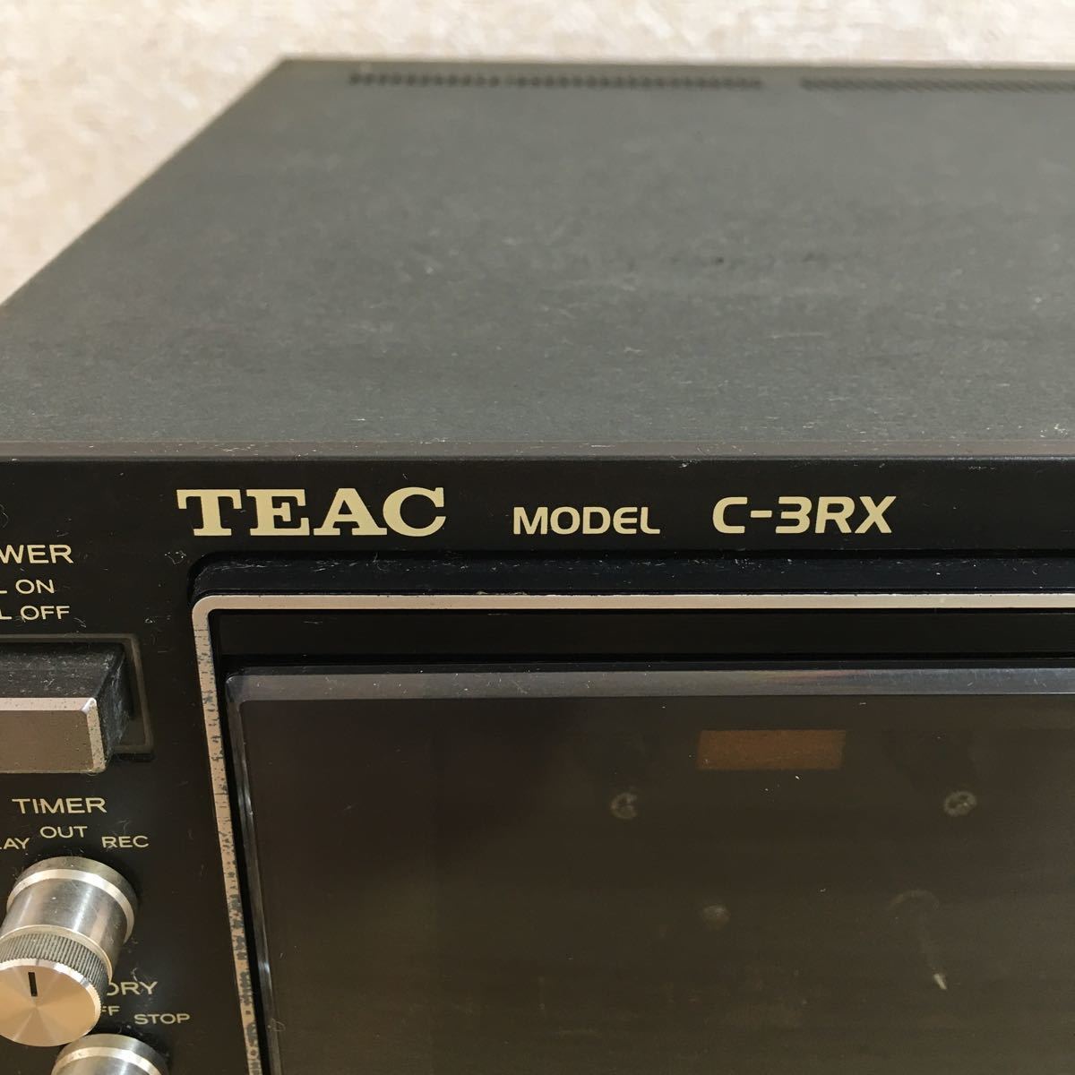 1円スタート TEAC ティアック C-3RX カセットデッキ オーディオ機器 音響機器 4 カ 94 TEAC C-3RX ティアック Deck Cassette ☆ジャンク