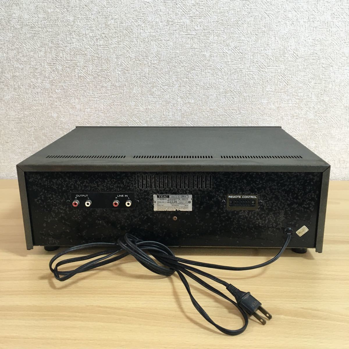1円スタート TEAC ティアック C-3RX カセットデッキ オーディオ機器