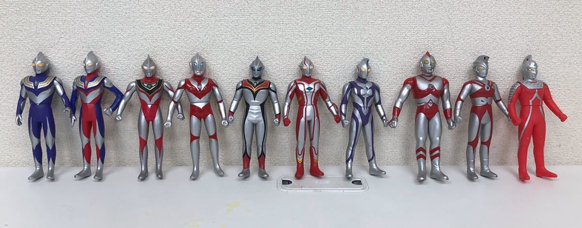 1ST-029【当時物】ウルトラマン ソフビ 大量セット ソフビ人形 円谷