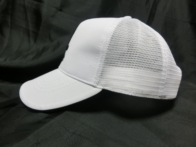 ☆未使用☆MARK & LONA マークアンドロナ スカル３D刺繍ロゴ メッシュキャップ 白☆_2