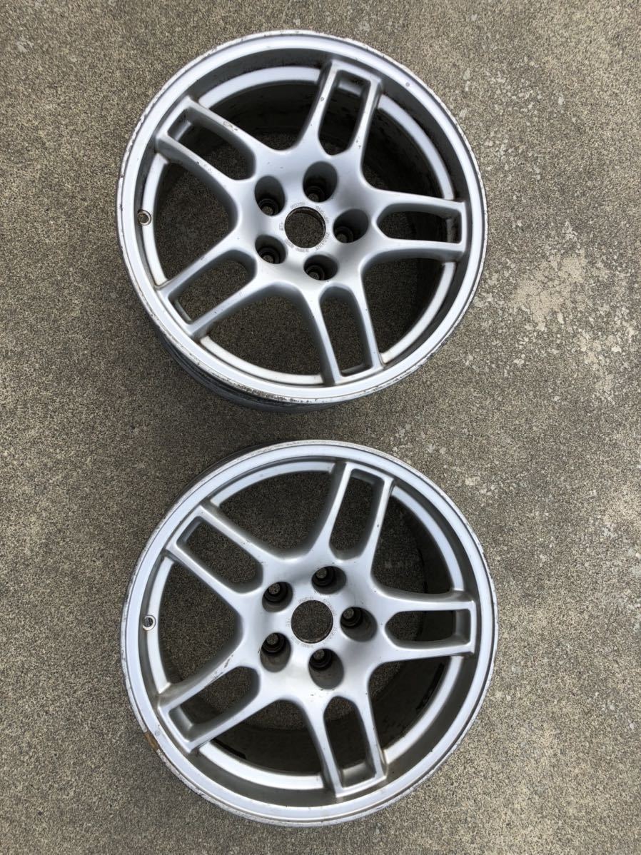 ドリケツ R33 スカイラインGT-R 純正ホイール 2本 17インチ 9J +30 5穴