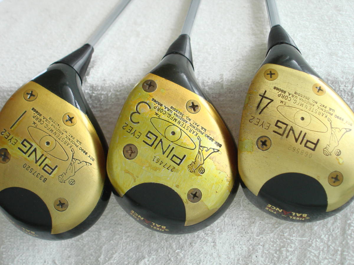 ＃カリウムチャネル▲ピン アイⅡ EYE2 パーシモン ウッド3本set Yahoo!オークション アイアン ping 0 ベリリウムカッパーの通販 ピンEYE2アイアン試打考察、40年前、100万セット売れた実力を最新クラブと比較する。