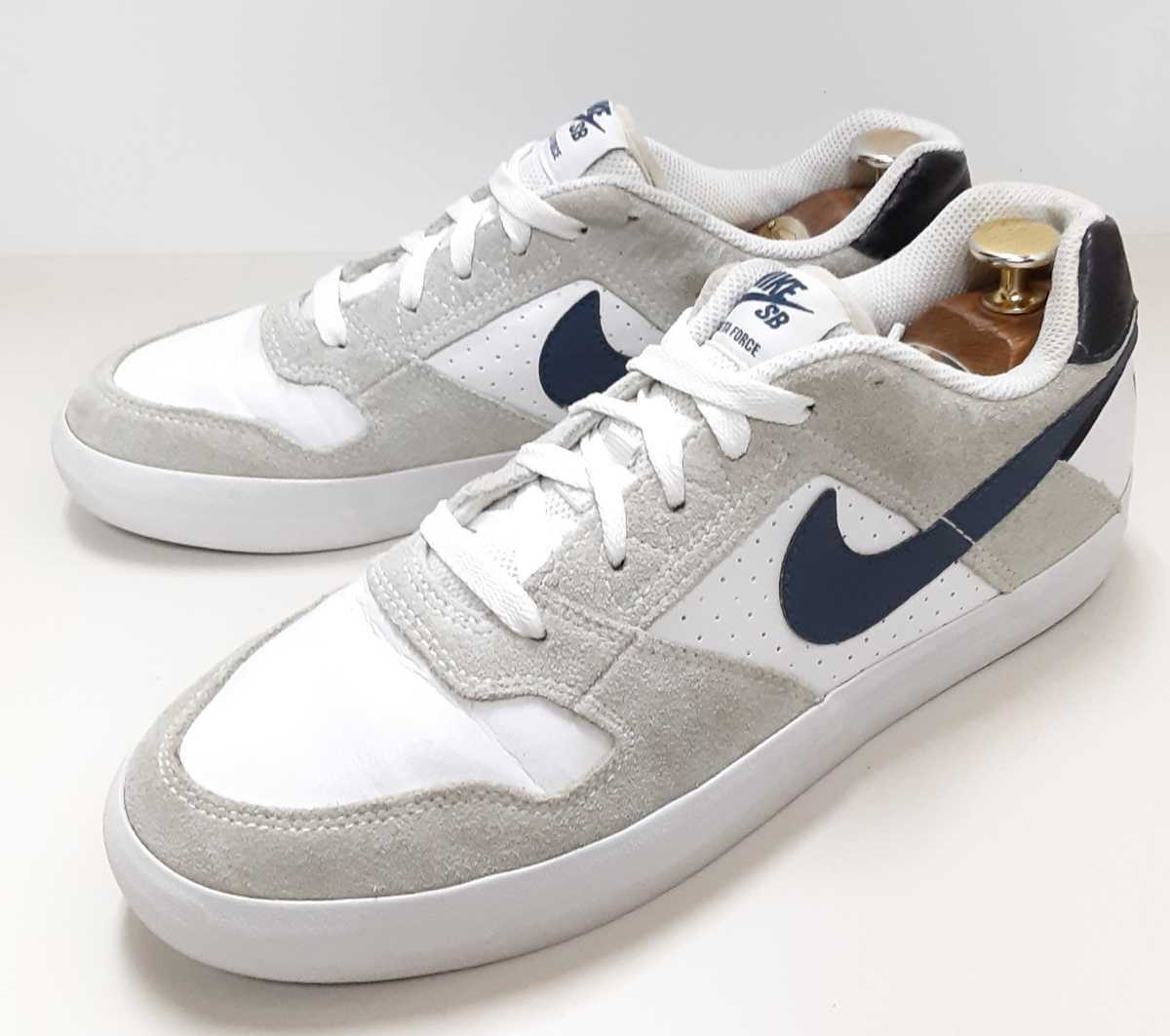 最値!早い者勝ち1点物!奇跡の復刻!ナイキ【NIKE SB】 デルタフォース ヴァルク スニーカー シューズ 靴 グレー/ホワイト 灰色/白 26cm