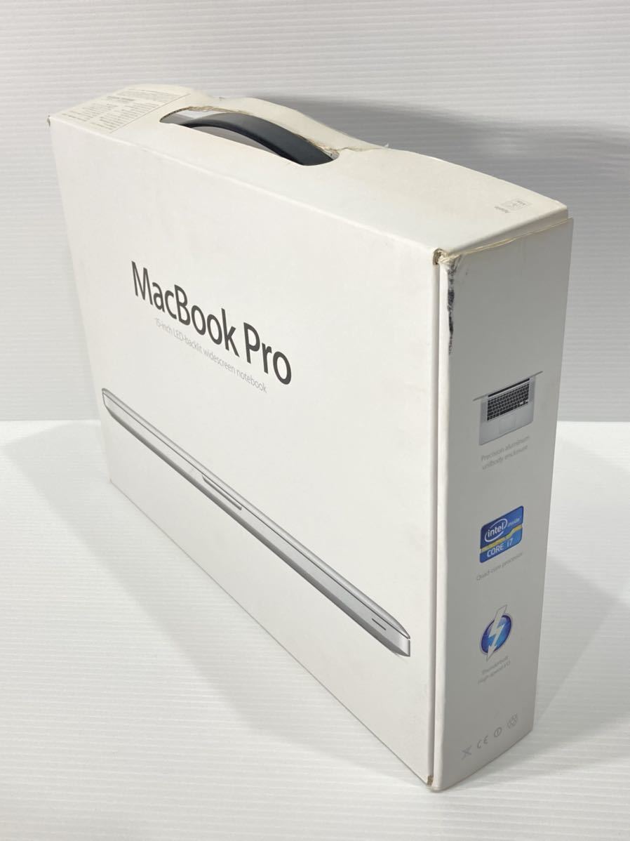 Apple アップル MacBook Pro 15.4-inch A1286 Core i7 通電OK 動作