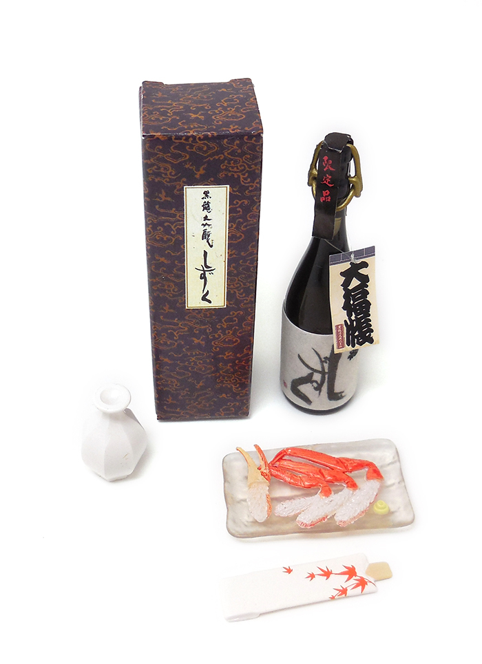 ○カネボウ 酒蔵紀行 2杯目 19.福井県 しずく 黒瀧/越前ガニの刺身 難 
