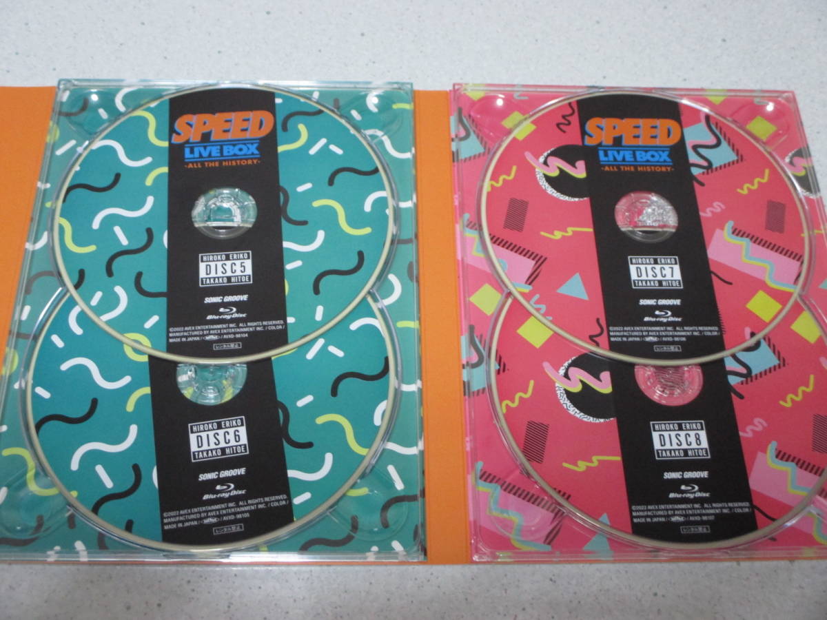 大感謝価格 初回生産限定盤SPEED LIVE BOX - ALL THE HISTORY 【公式通販】
