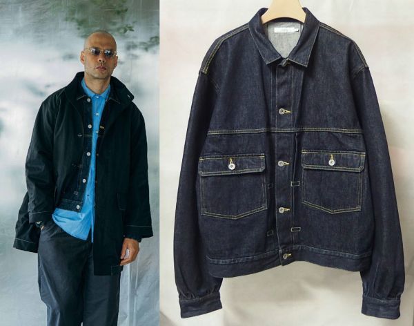 ETHOS エトス Puff 2nd Denim Jacket デニム ジャケット Gジャン L(L 