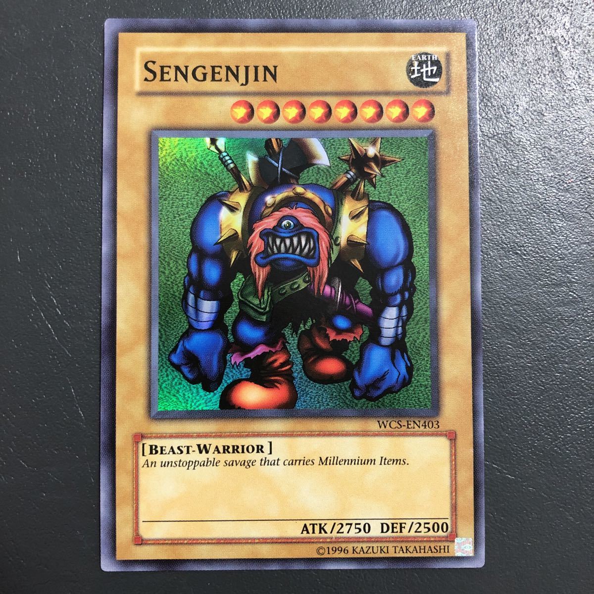 英語 WCS-EN403 SENGENJIN スーパー 千年原人 遊戯王カード