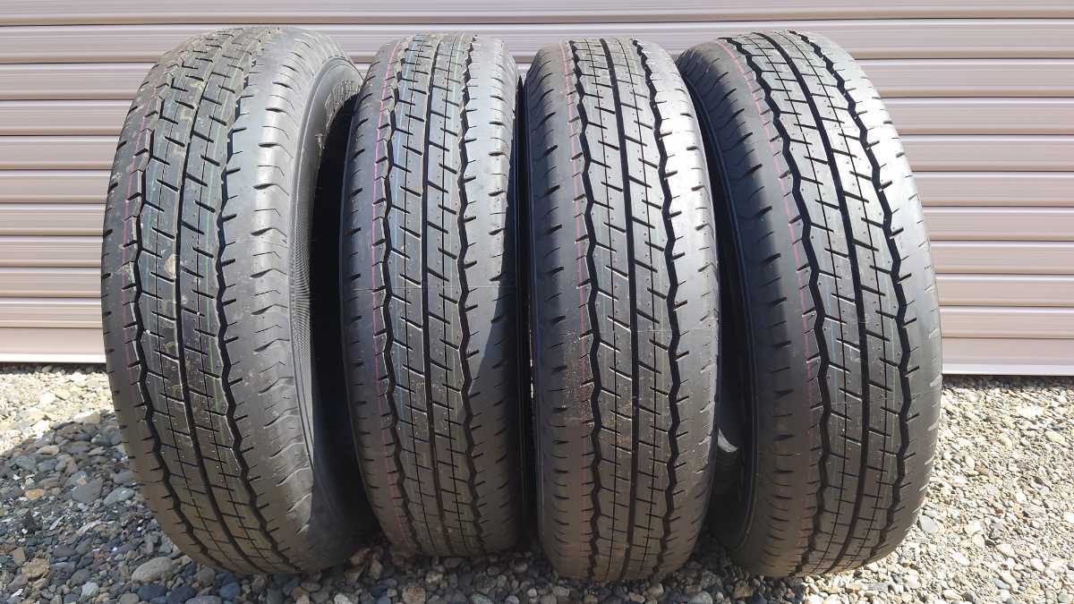 新車外し 195/80R15 LT 107/105L DUNLOP SP175nダンロップ 4本 HIACE