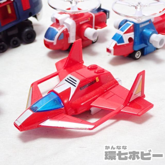 QKH66◇当時物 ポピー 機甲艦隊ダイラガーXV DX機甲合体 本体綺麗だが