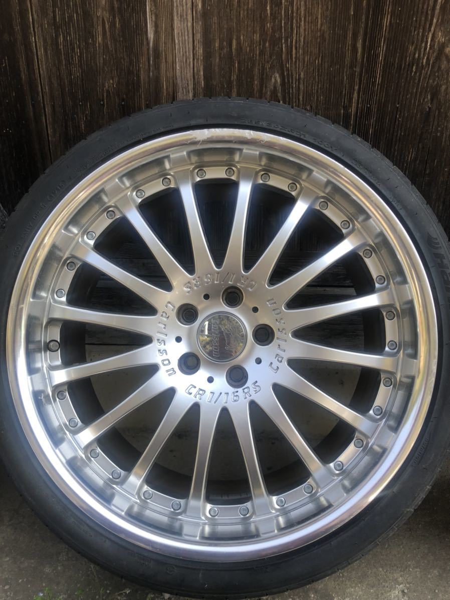 深リム アルミホイールCarlsson カールソンCR1/16RS PCD120 レクサス