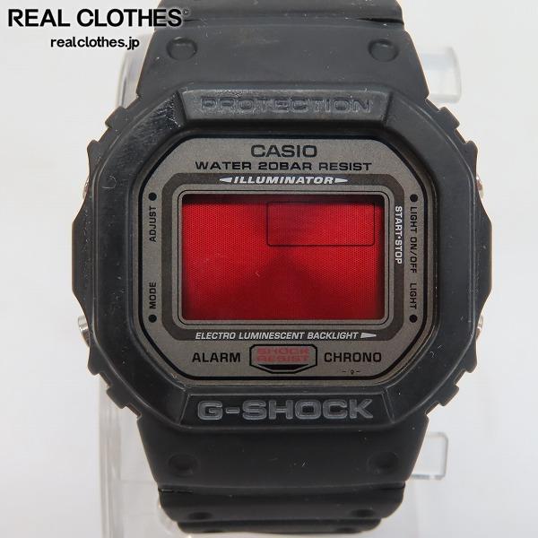 G-SHOCK DW-5000ML-1JF 赤液晶 20周年記念モデル 【公式通販】