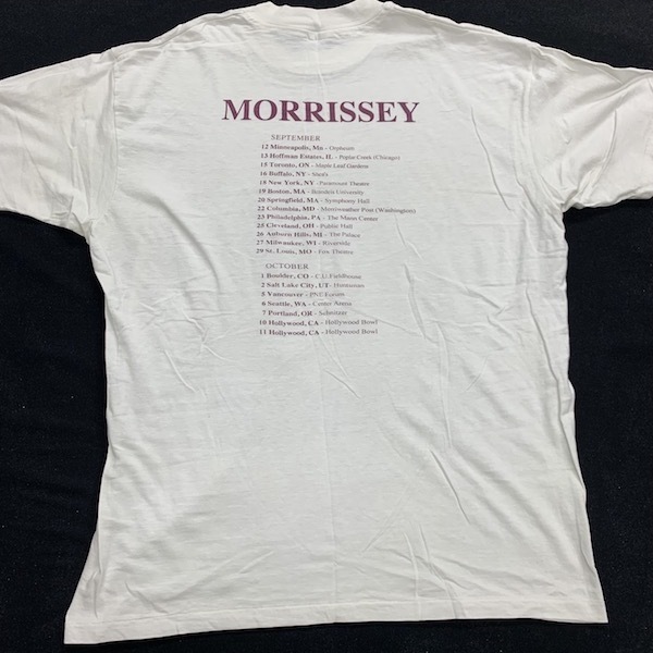MORRISSEY Tシャツ 90s ヴィンテージ シングルステッチ フォトプリント