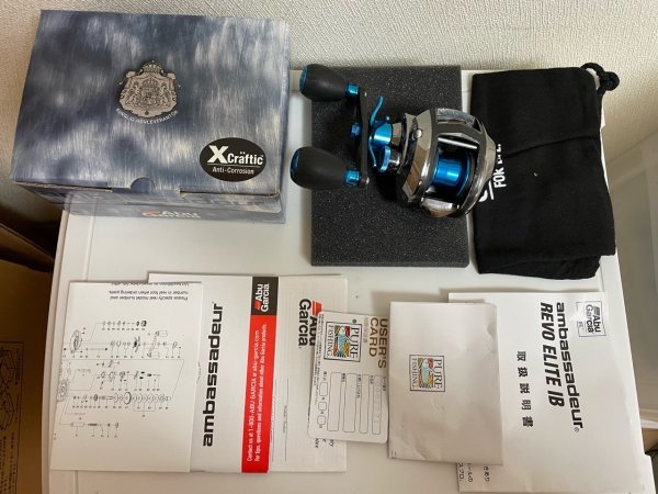 ABU レボ エリート REVO IB-L HS ZPIカスタム ハンドル、スプール