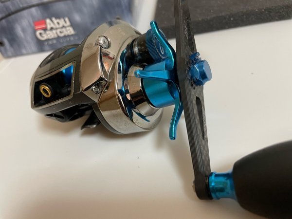 ABU レボ エリート REVO IB-L HS ZPIカスタム ハンドル、スプール