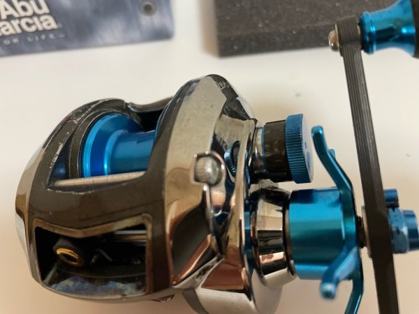 Abu Garcia Revo Elite IB　ZPIカスタム　左ハンドル ABU レボ エリート REVO IB-L HS ZPIカスタム ハンドル、スプール
