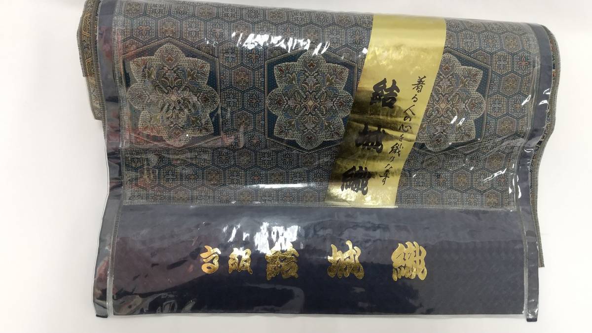 高級 結城織 反物 高級別誂織 綿100％ 和柄 日本の美(結城紬)｜売買 