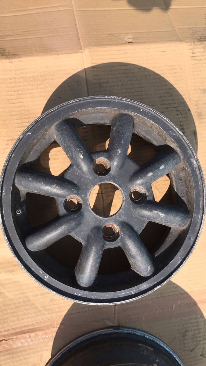 アルミホイール RSワタナベ 13インチ 4.5J 中古2本セット(4穴 アルミホイール RSワタナベ 13インチ 4.5J 中古2本セット(4穴