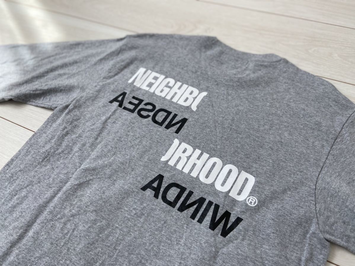 得価，限定SALE NEIGHBORHOOD&times;WIND AND SEA コラボ ロンT/グレー/M(長袖Tシャツ)｜売買されたオークション情報、yahooの商品情報をアーカイブ公開 - オークファン 男性用