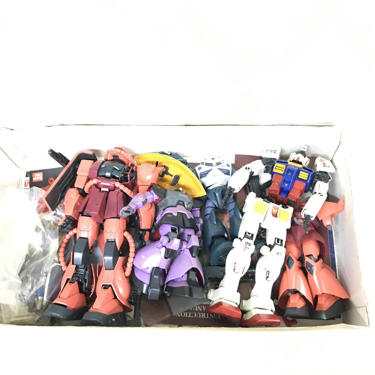 oi853 送料無料!組立済み ガンプラ まとめ ジャンク品 ガンダム シャアザク スゴック ゲルググ ドム