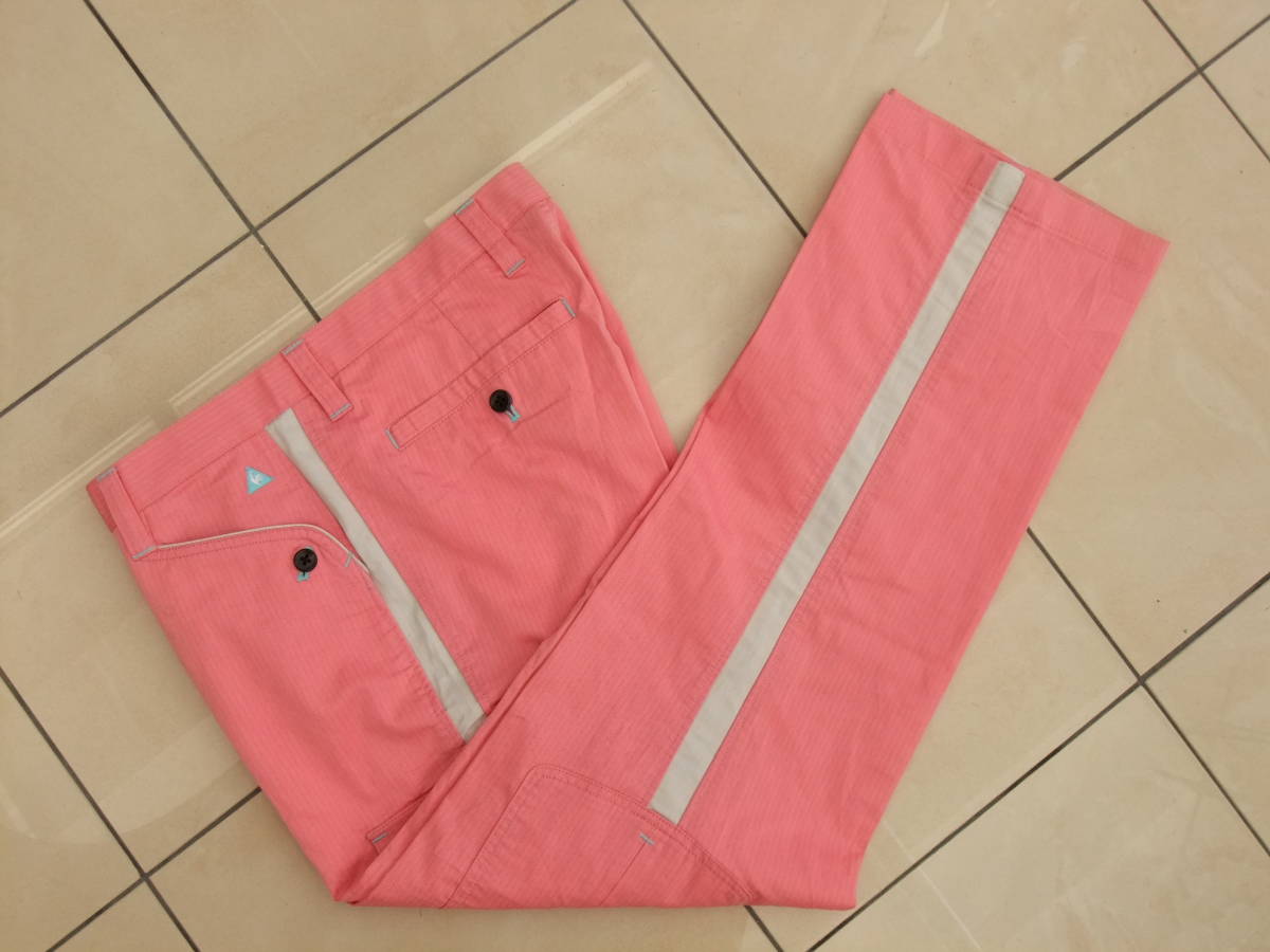 Le coq sportif GOLF ルコックゴルフ◇W82◇ロゴ刺繍コットン素材