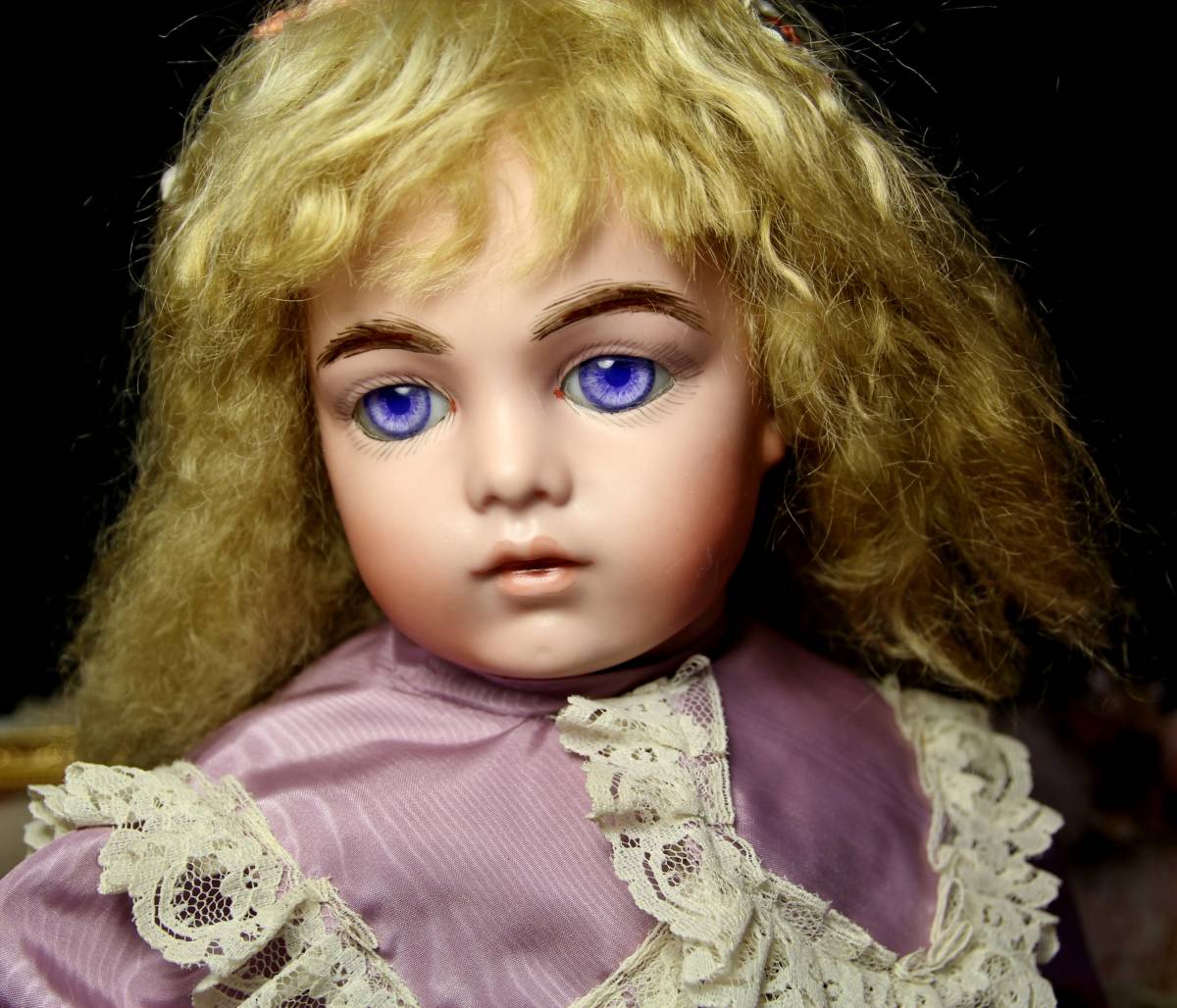 【格安，新品】 ラベンダーの美少女 ブリュ ジュン 約60㎝ 作家様1点もの シーリーボディ/SD フランス人形 創作ドール ゴスロリ装飾 美術品ジュモー好きも(ビスクドール)｜売買されたオークション情報、yahoo ビスクドール