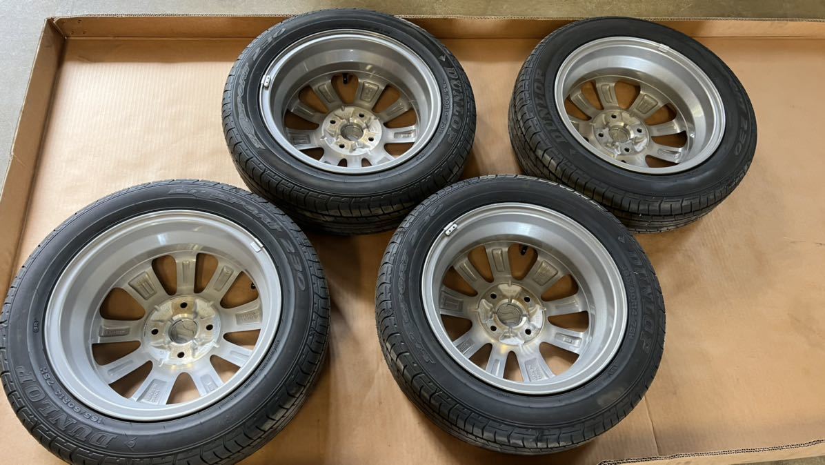 新車外し】 エブリイワゴン da17w 純正 アルミ タイヤ 4本セット（14 