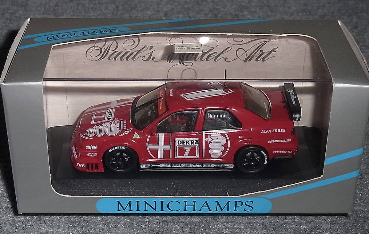 1/43 アルファロメオ 155 V6 TI ナニーニ 7号車 DTM 1993 ALFA ROMEO 