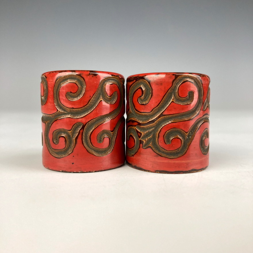 明～清時代 花鳥画 絹本掛軸 桐箱付 明～清時代 花鳥画 絹本