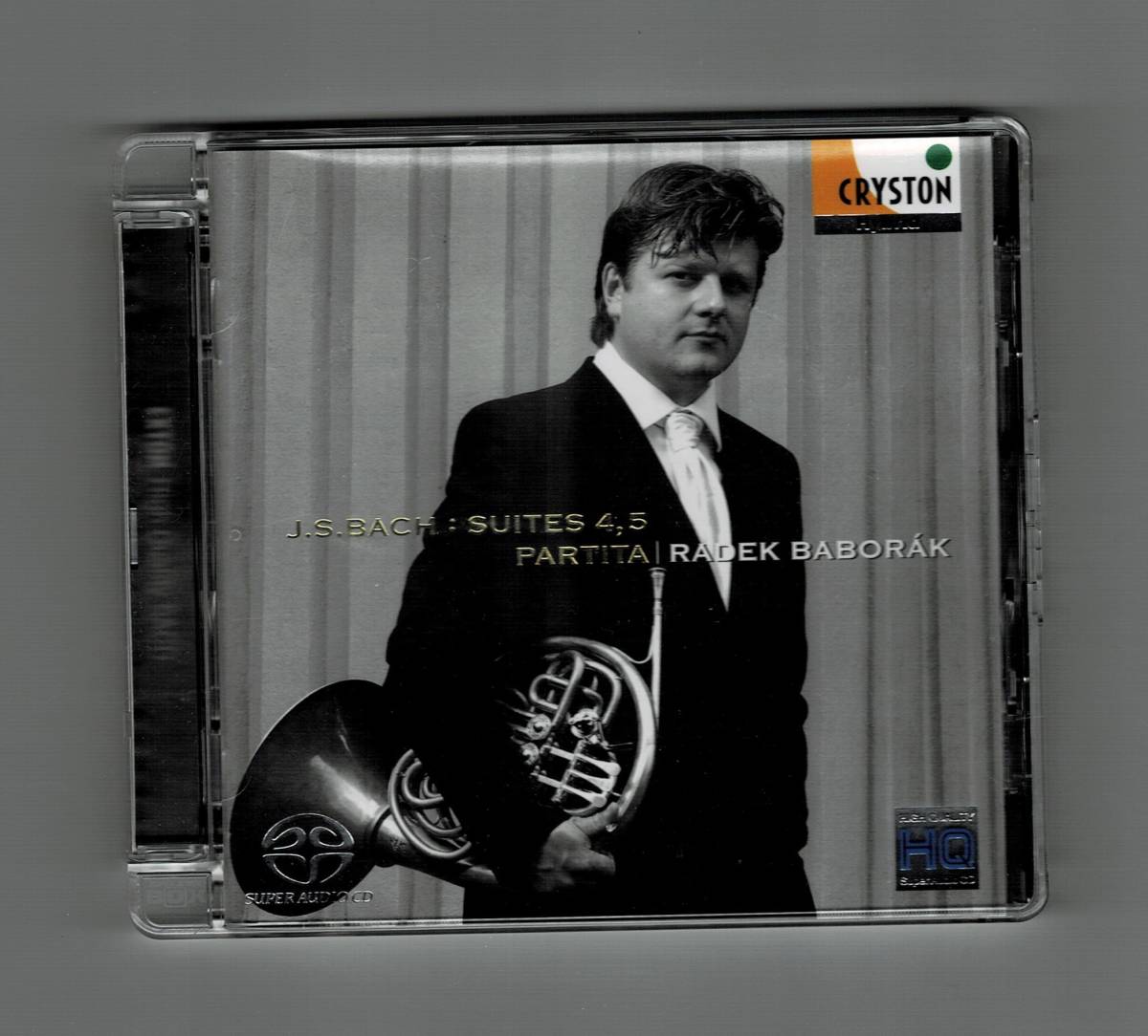 中古 SACD ラデク・バボラーク J.S.バッハ 組曲 第4番 第5番 パルティータ 無伴奏チェロ組曲 無伴奏フルート・パルティータ ホルン版