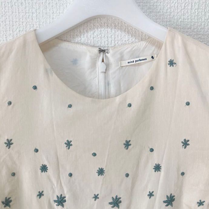 mina perhonen hoshi hana シルク＆リネン 初期ワンピース