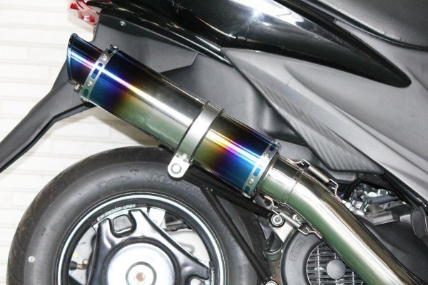 HMS スズキ 08アドレスV125 (CF46A) バイクマフラー M-DX ステンレス 