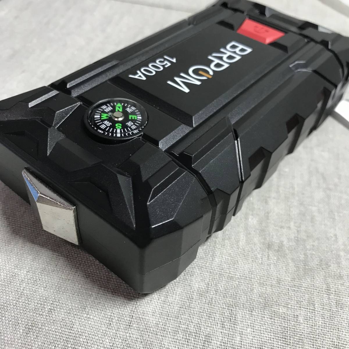 BRPOM ジャンプスターター 15800mAh大容量1500Aピーク電流 12V 車用 