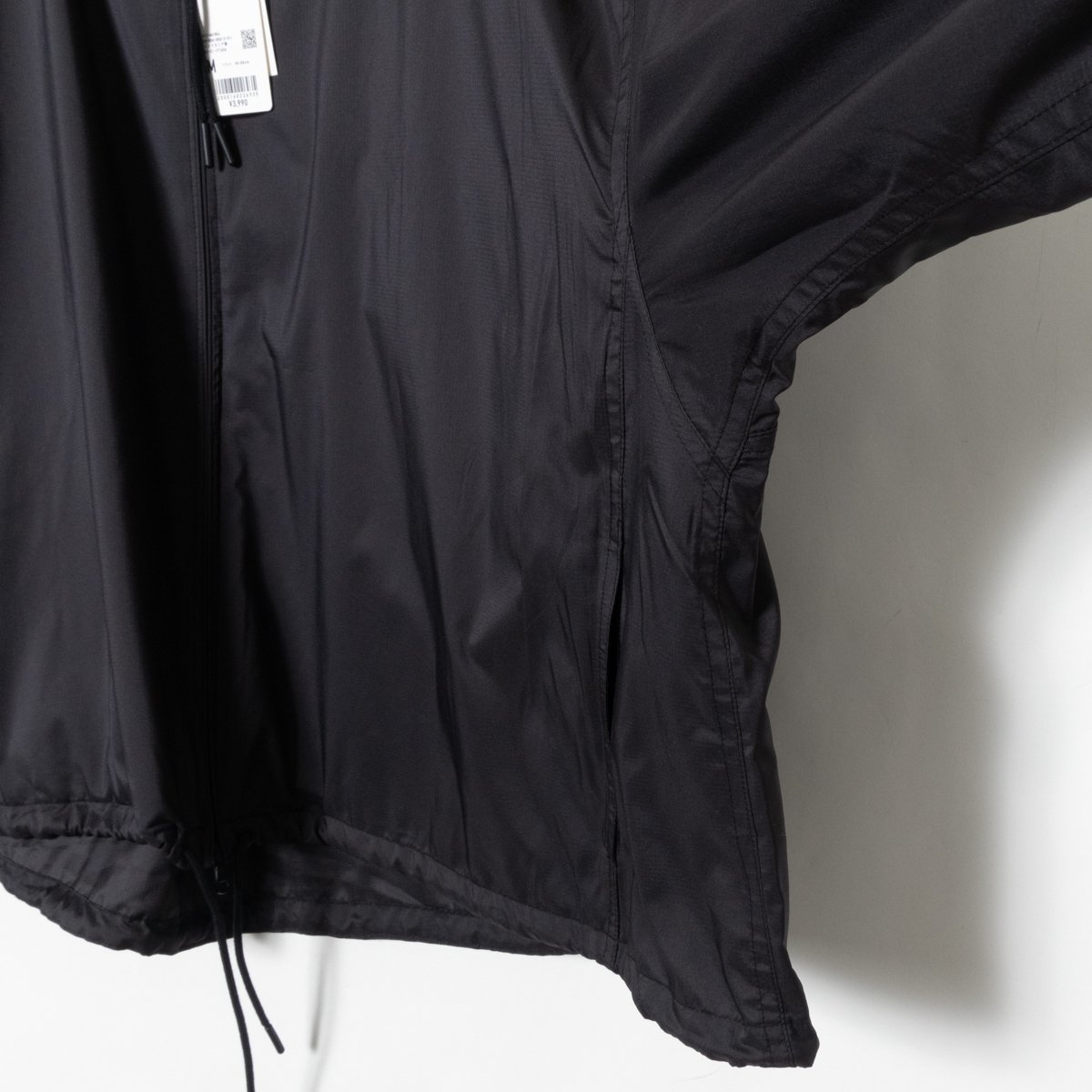 希少 新品 UNIQLO×Theory オーバーサイズパーカー 黒 サイズL タグ付き 