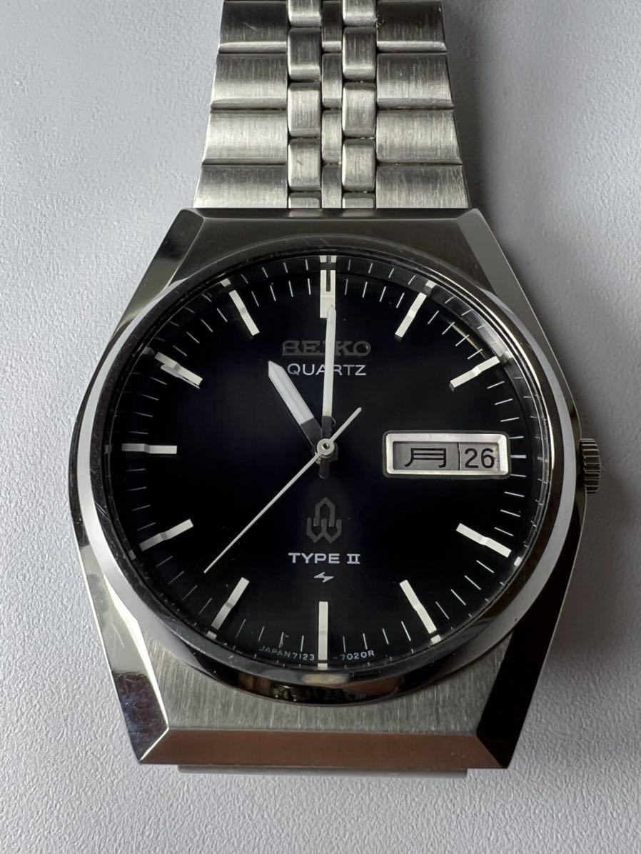 SEIKO セイコー クォーツ タイプⅡ 電池交換 オーバーホール済