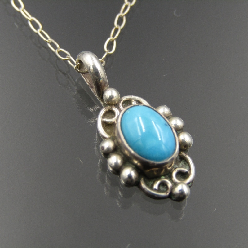 良品 Ruth Ann Begay ナバホ族 ネックレス ターコイズ ルースアンビ