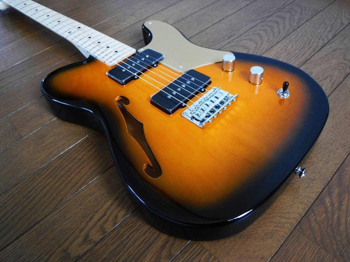 スクワイヤーシンライン フェンダーネック（極美品】SQUIER by Fender 