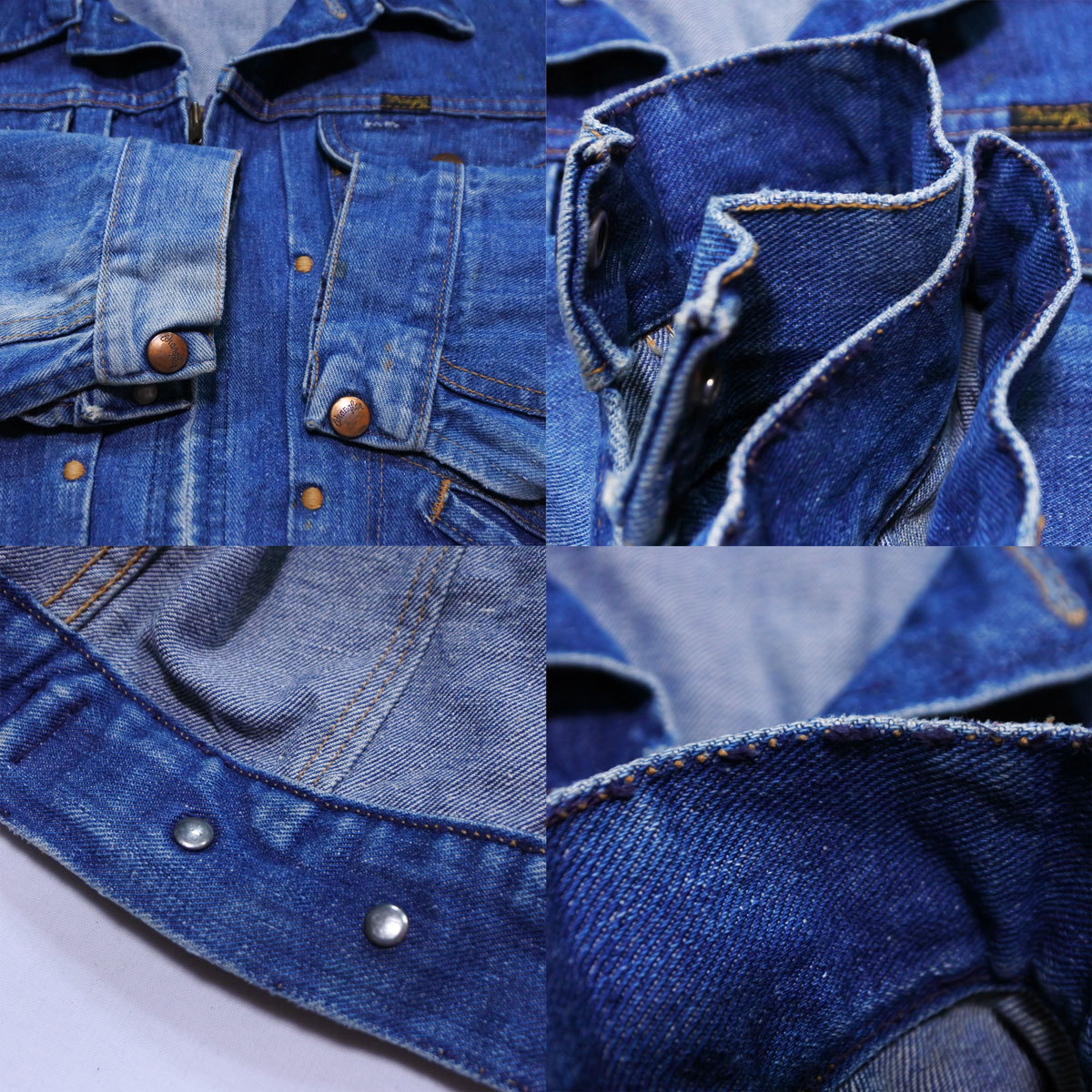 USA製 60s 70s ビンテージ Wrangler 24MJZ デニム ジャケット 42 