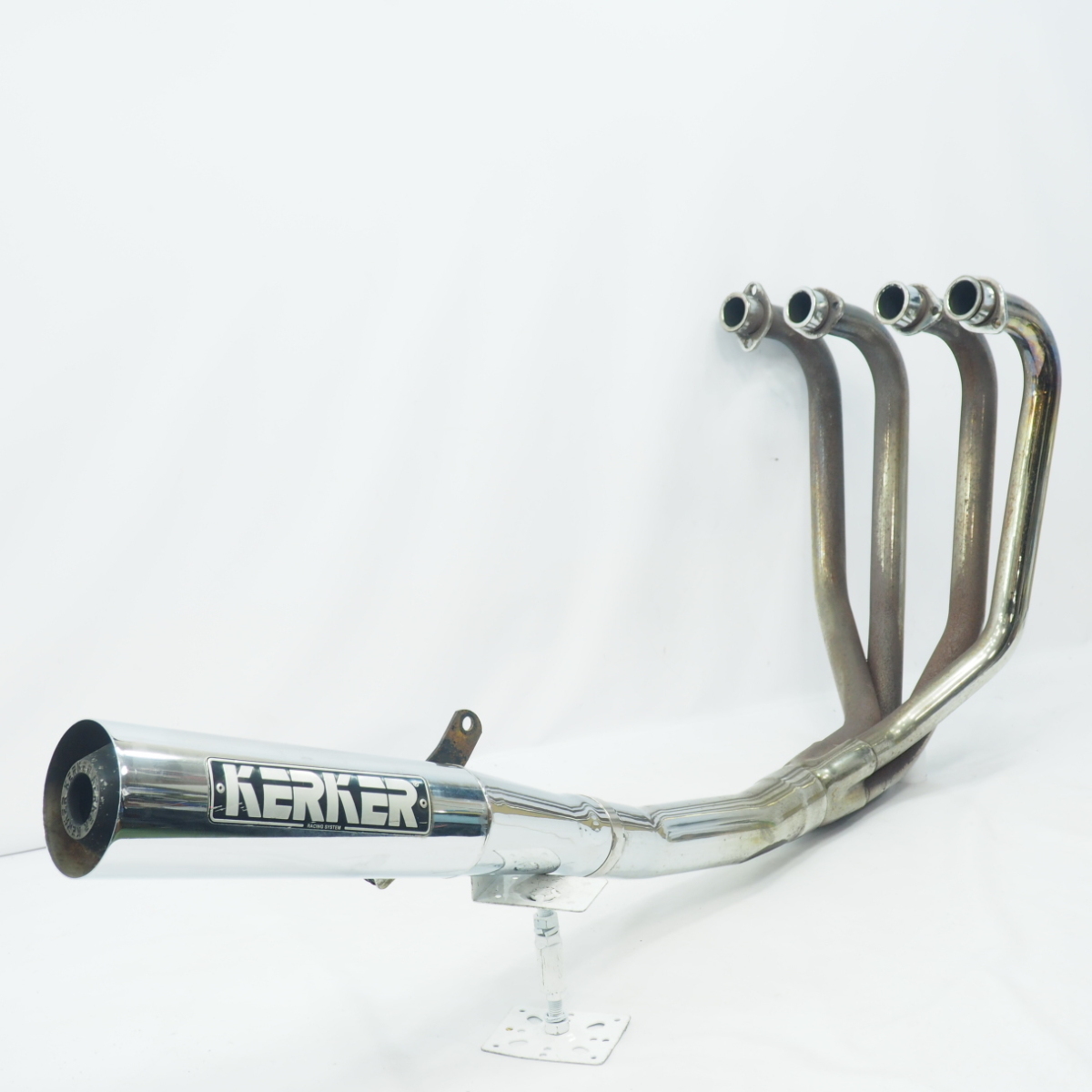  ゼファー1100.KERKER.マフラー.メガホン.カーカー.ZRT10A.メッキ(マフラー本体（社外）)｜売買されたオークション情報、yahooの商品情報をアーカイブ公開 - オークファン カワサキ用